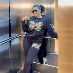 SAMMIE BUTTERFLY JOGGERS SET