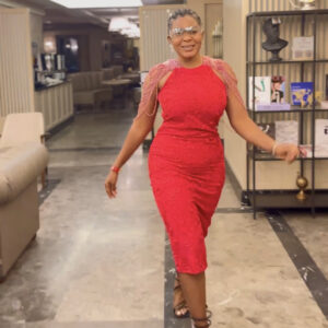 ADIL LACEY BEADS LUXURY GOWN