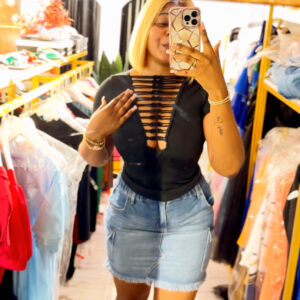 DAISEY LACEUP TOP