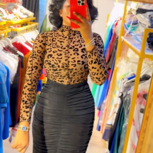 CLEOPATRA ANIMAL PRINT BODYSUIT