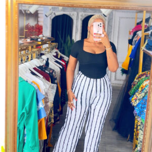 LAYAL BLACK STYLISH PANT TROUSER