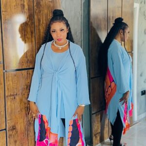 QATAR TWO PIECES STYLISH GOWN TOP