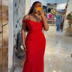 MILEY MESH LONG DRESS