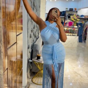 FRINGE AND FESTIVAL GOWN