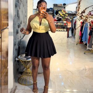 CHIVY PLEATED SKIRT