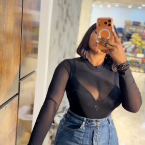 PLAIN MESH BODYSUIT