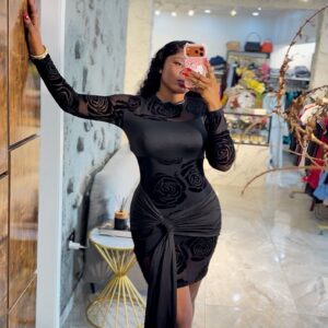 HARVEY MESH GOWN