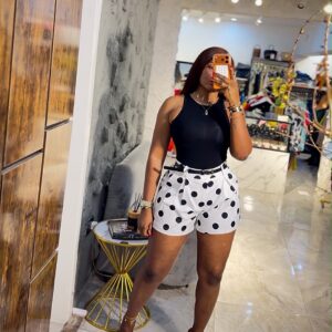 VIENNA STYLISH POLKA DOT SHORT