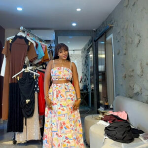 MERCI FLORAL TWO PIECES SET
