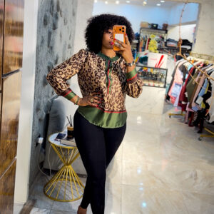 WEST PRINT SILK SHIRT
