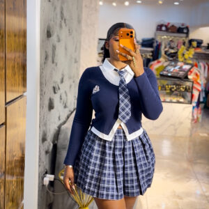 TIMELESS TIE SKIRT SET