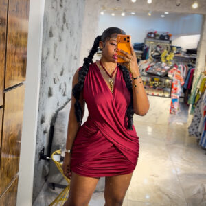 TIMELESS CHAIN NECK DRESS
